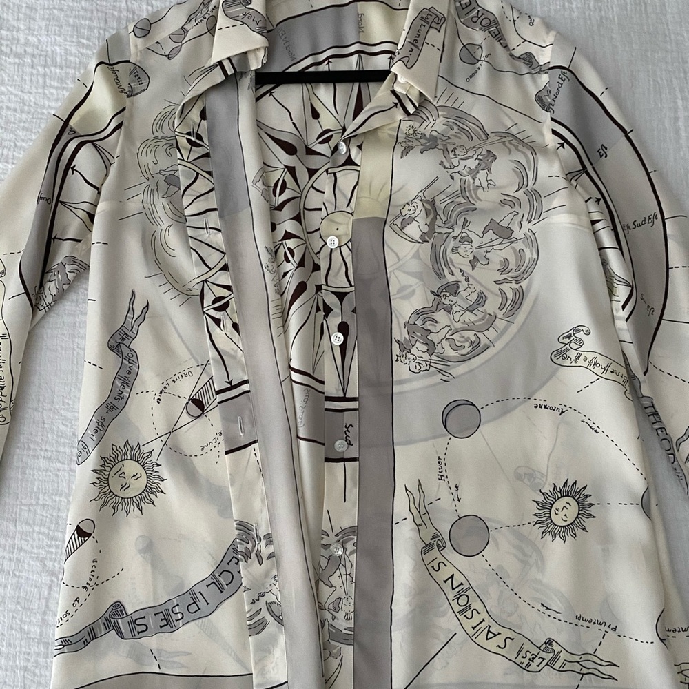 Hermès Silk Blouse - Picture 2 of 8